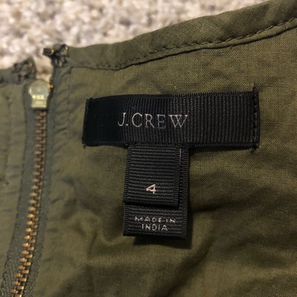 Beautiful J. Crew Olive Green Sequin Dress - Picture 5 of 8